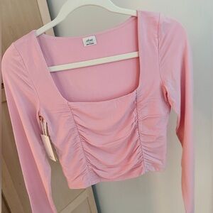 New Aritzia Wilfred poetic top NWT